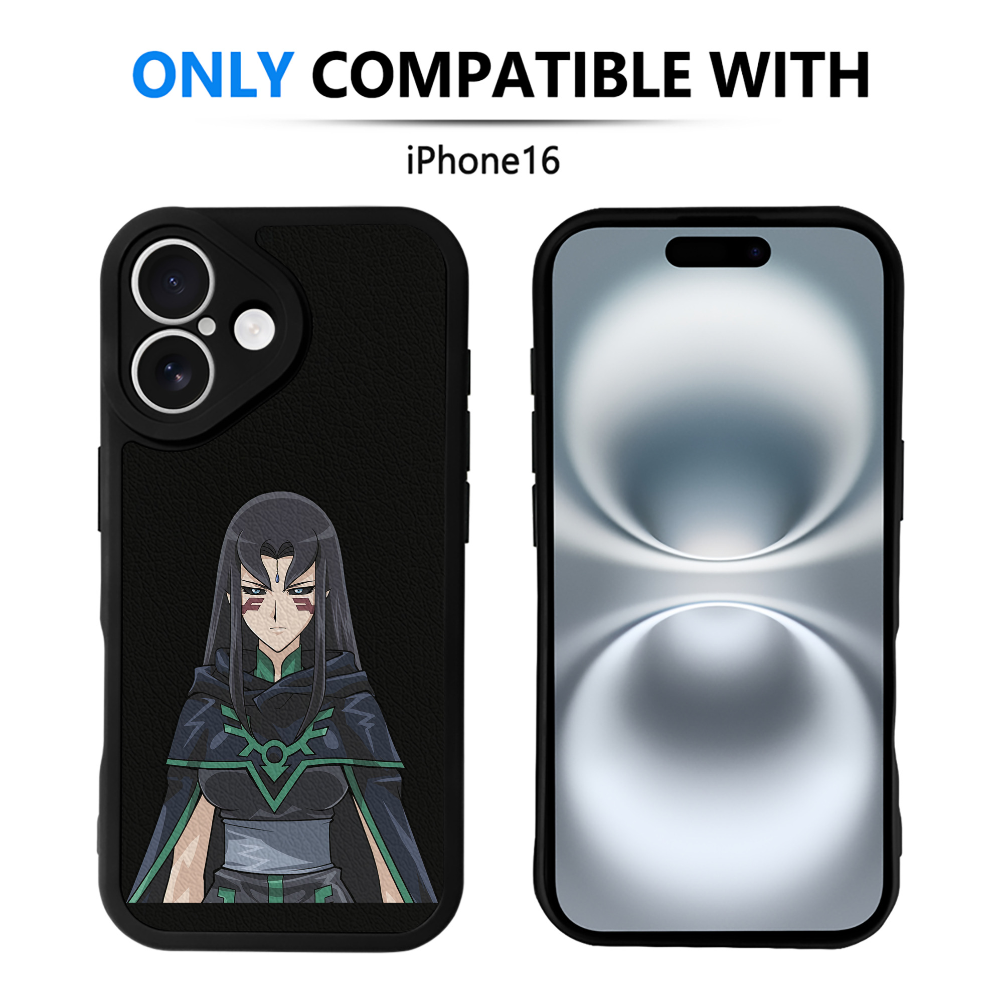 遊☆戯☆王 Yu-Gi-Oh! 【iPhone 16シリーズ対応】シリコンスマホケース（レザー調） 材質：シリコン
